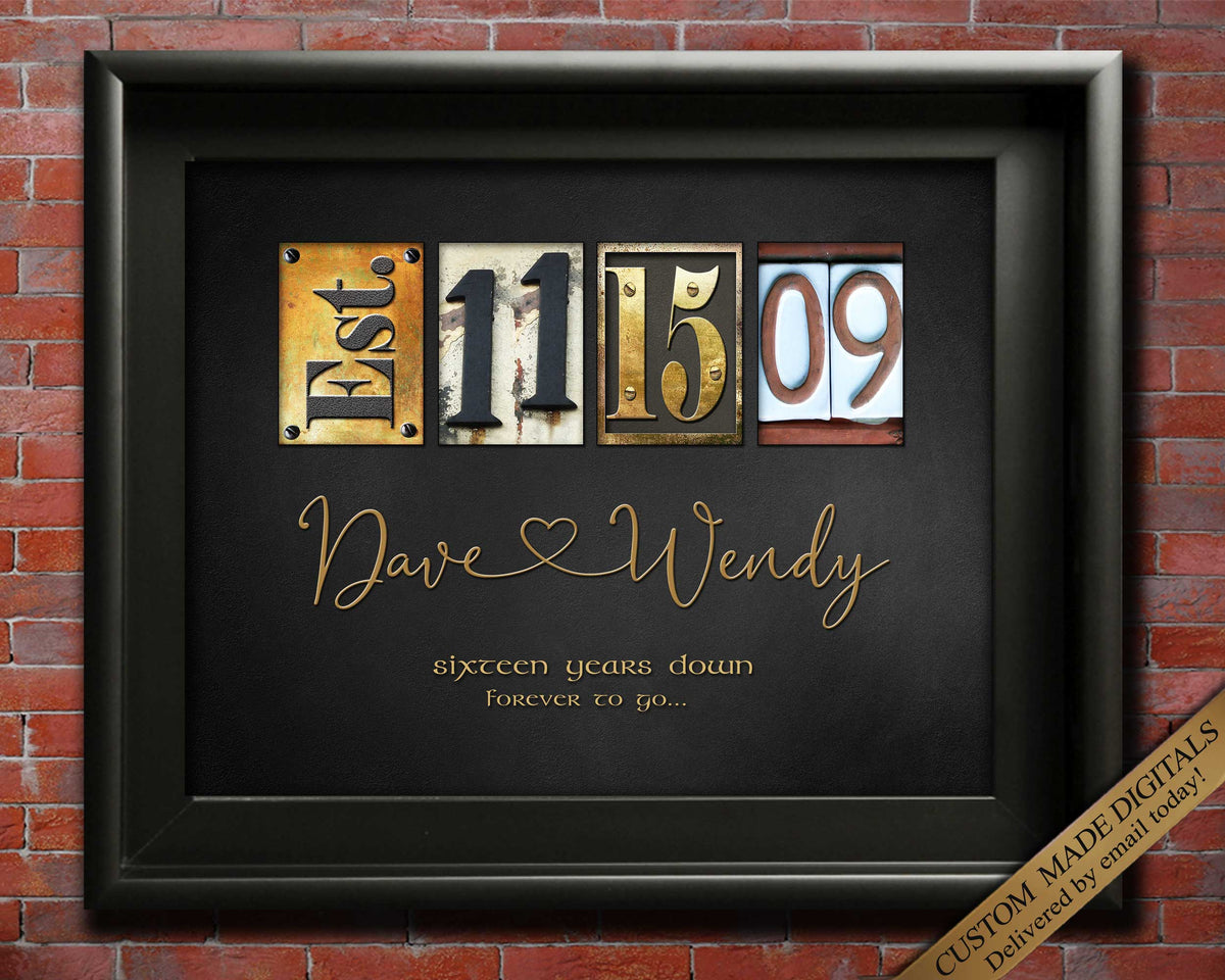 16th Anniversary Gift Ideas 16 Years Wedding Anniversary Gifts for Hus
