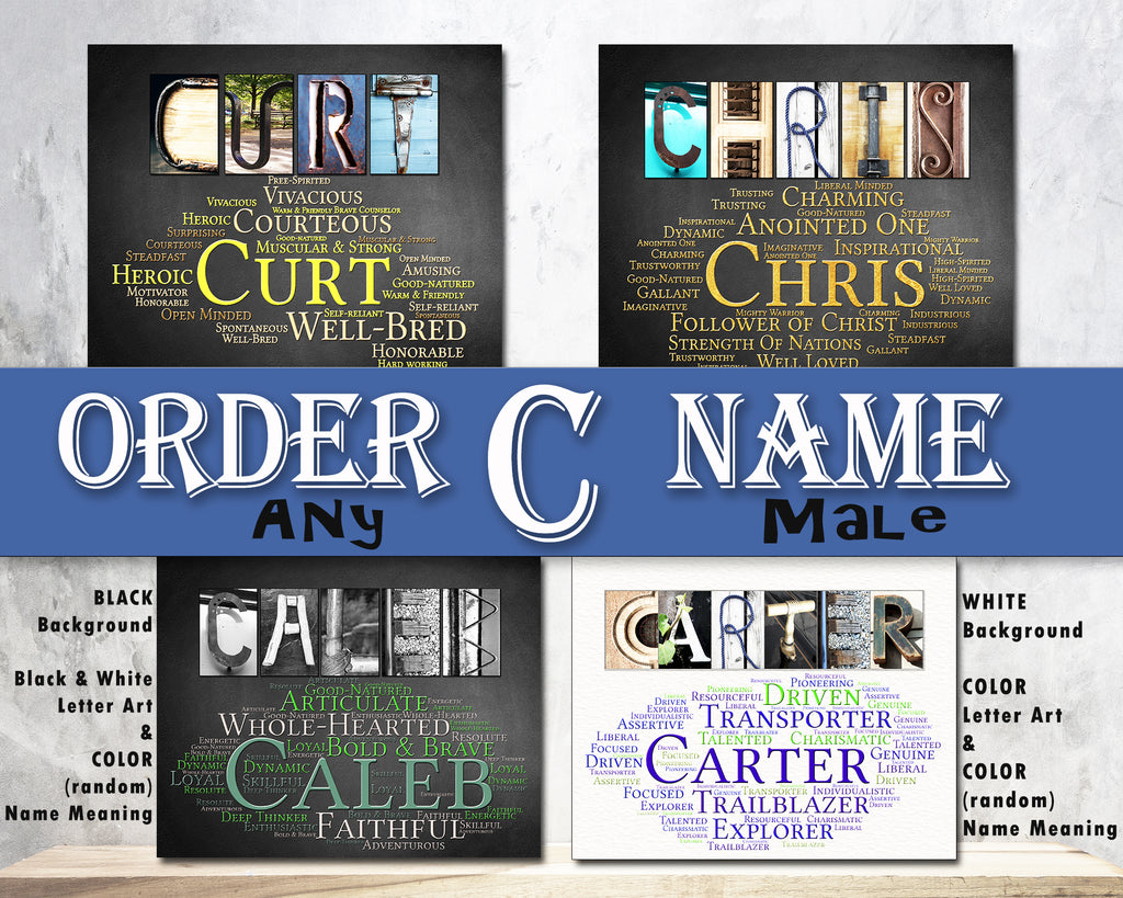 Male Name Meanings beginning with C