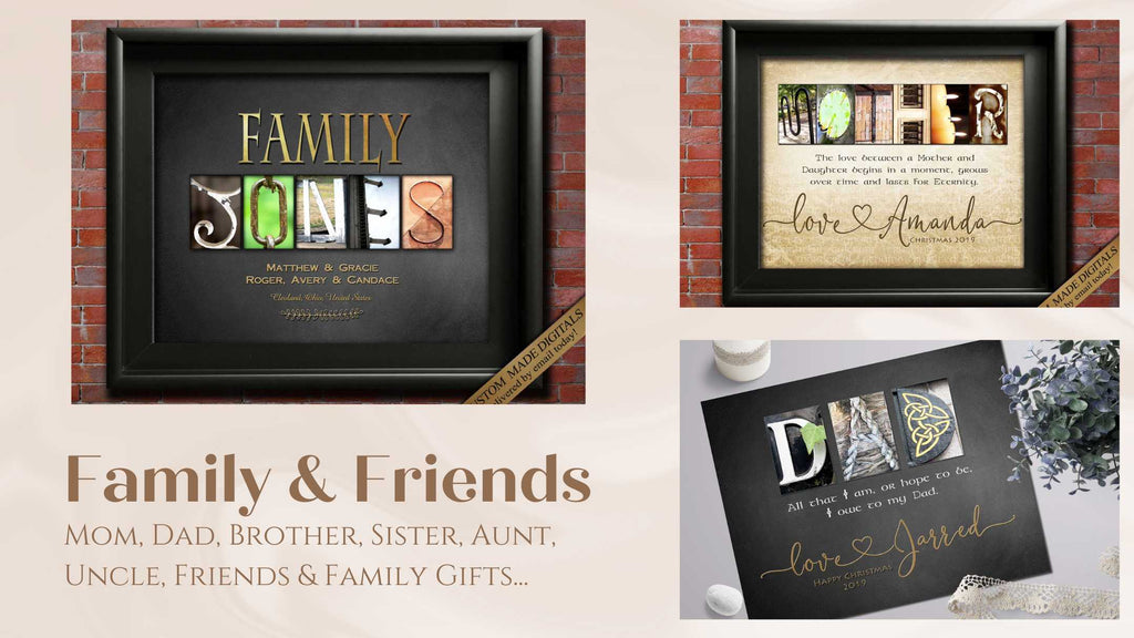 Gifts for Family & Friends Mom & Dad
