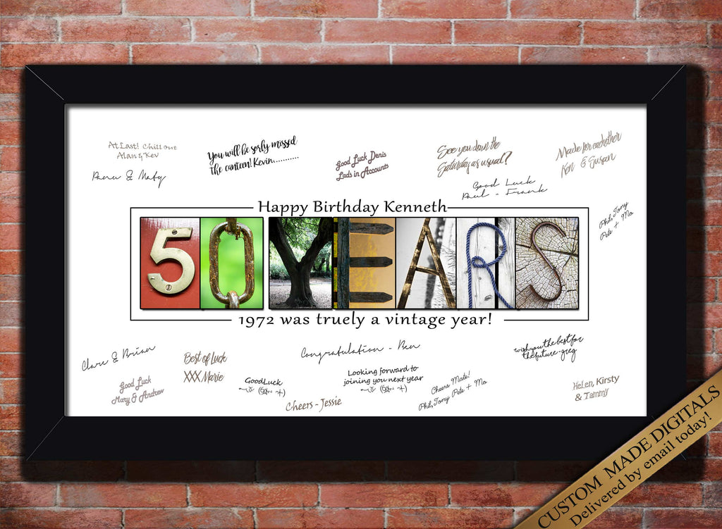 50th Birthday Party Gift