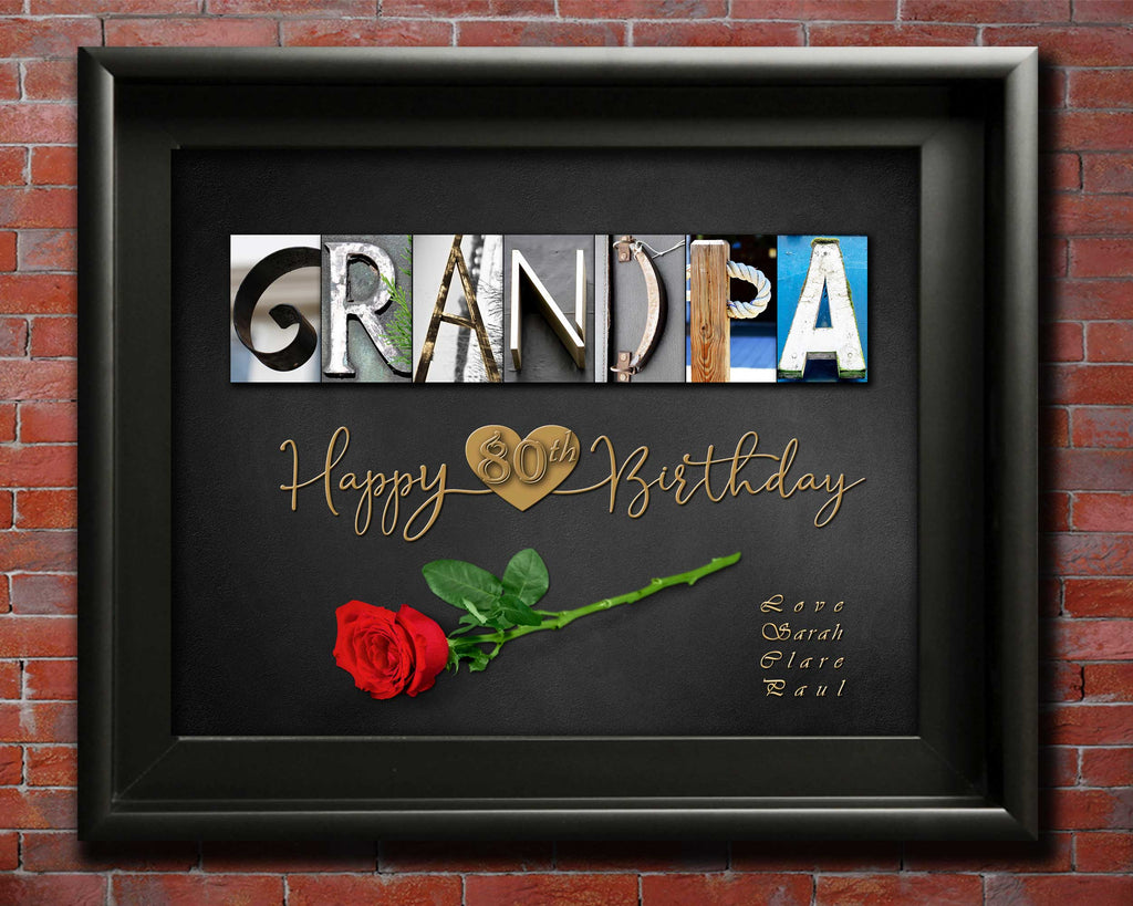 Grandpas Birthday Gift from Grandkids