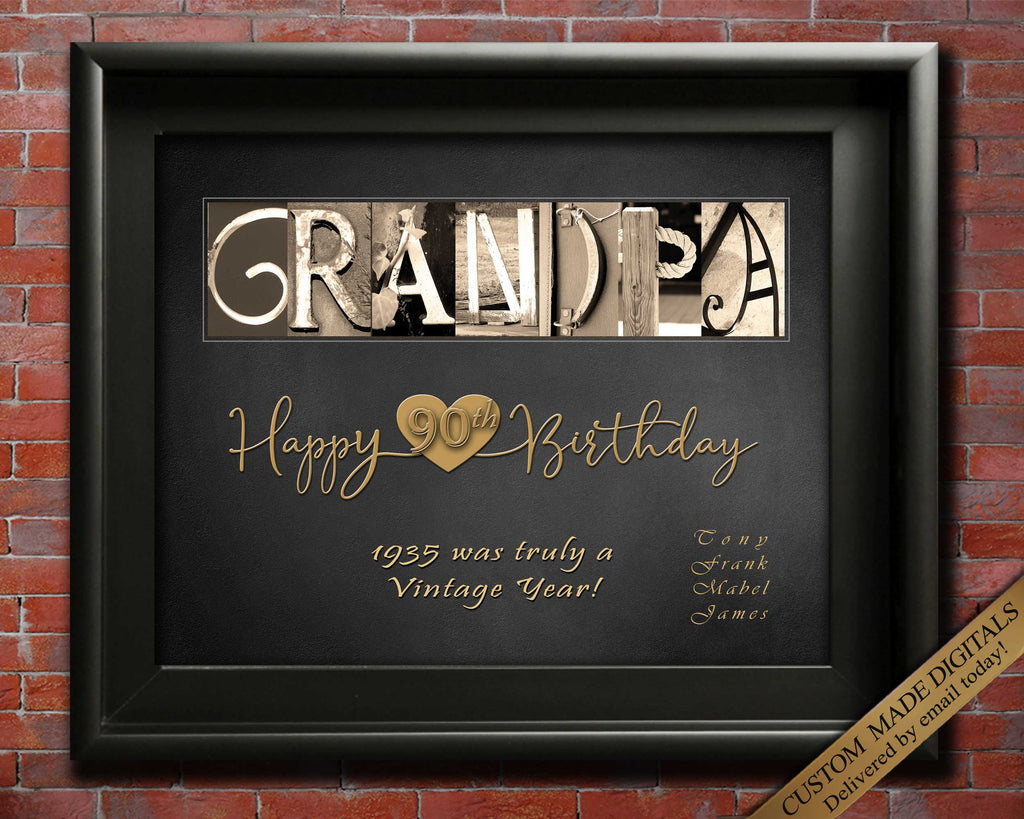 90th Birthday Gift