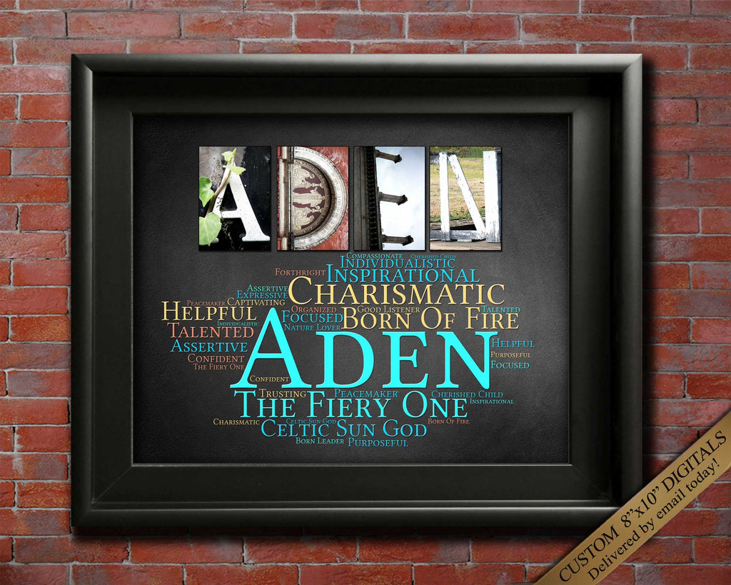 Aden Name Art Gift