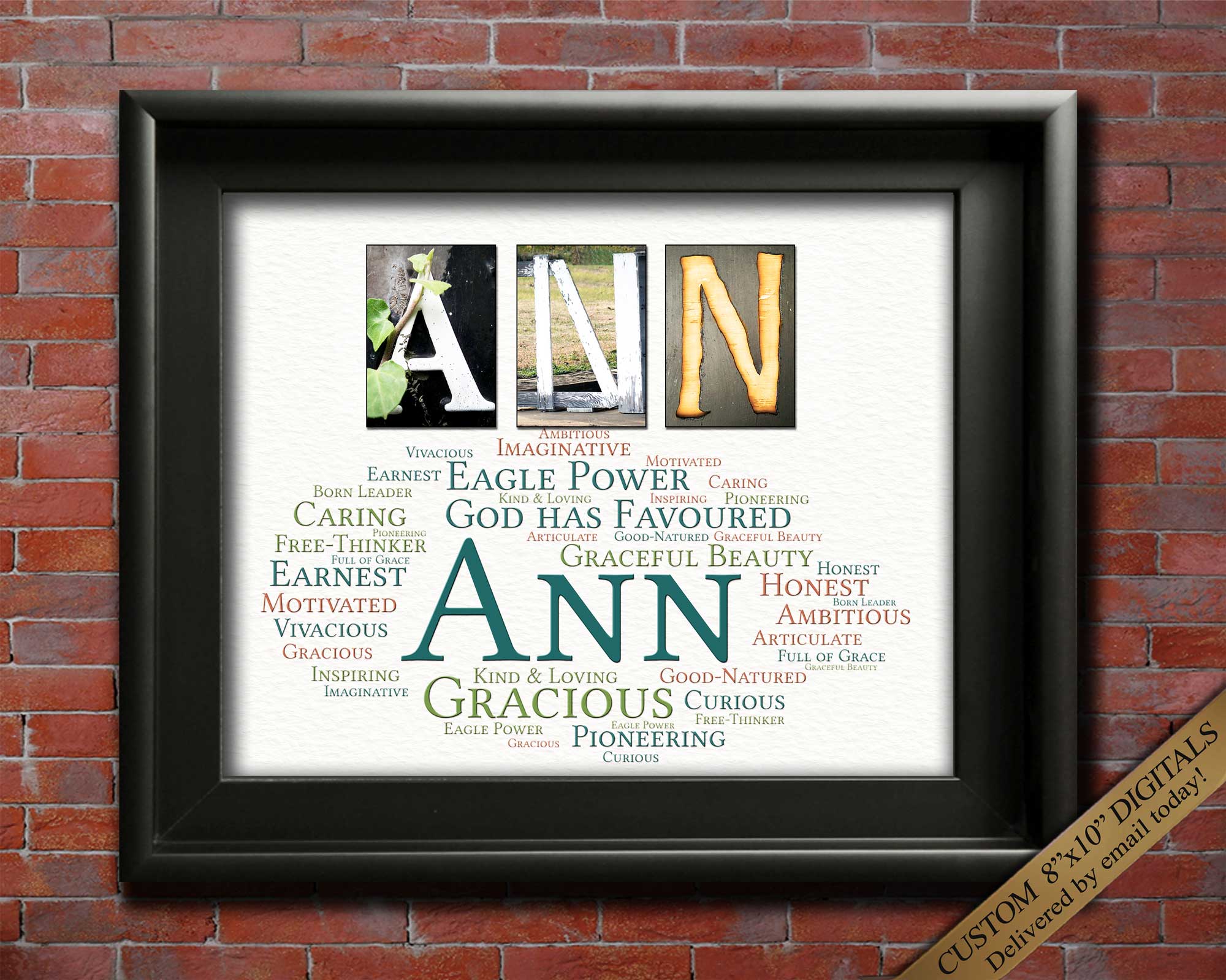 A Name Meaning Gift | Female | Digital Prints – Letter Art Gifts