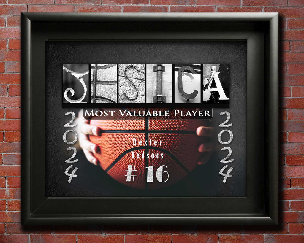 Personalized Basketball end of year gift