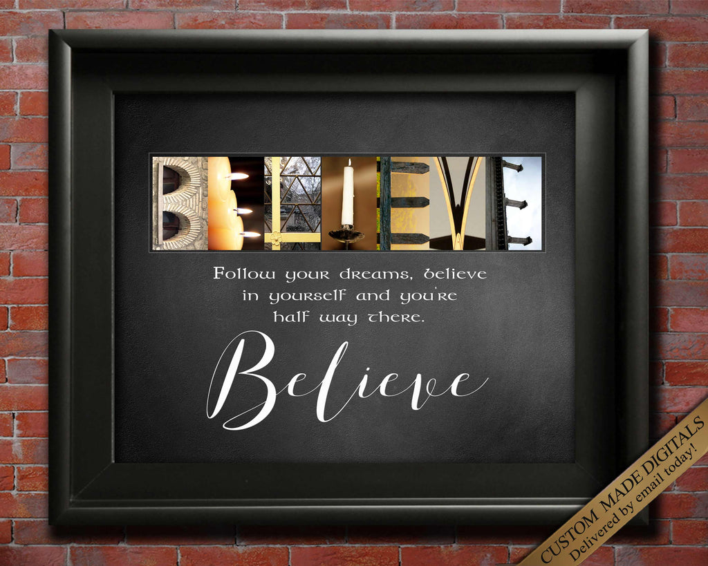 Believe Gift for Confirmation and Graduation