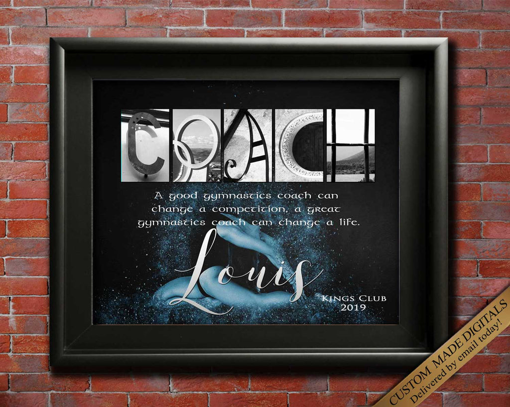 Gymnastics Coach Gift printable