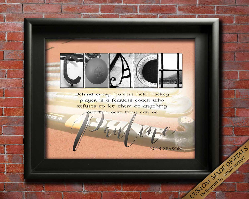 field-hockey-coach-wall art