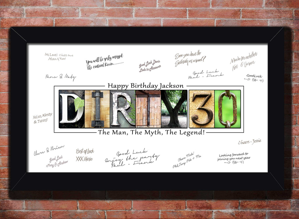 Dirty Thirty gift for 30th Birthday