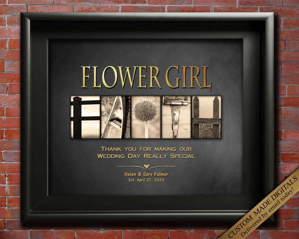 Custom Gift for Flower Girl