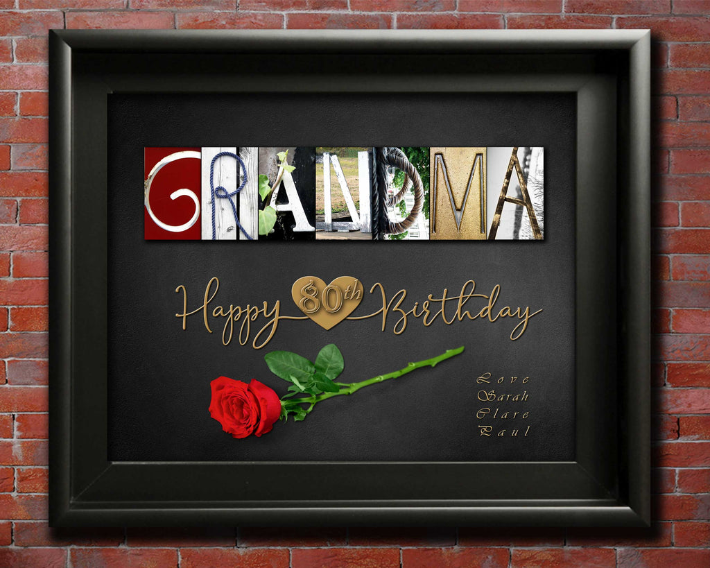 Gift for grandmas 80th