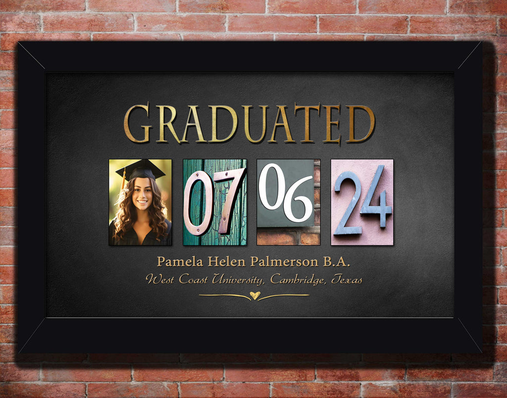 Custom made photography gift for graduation
