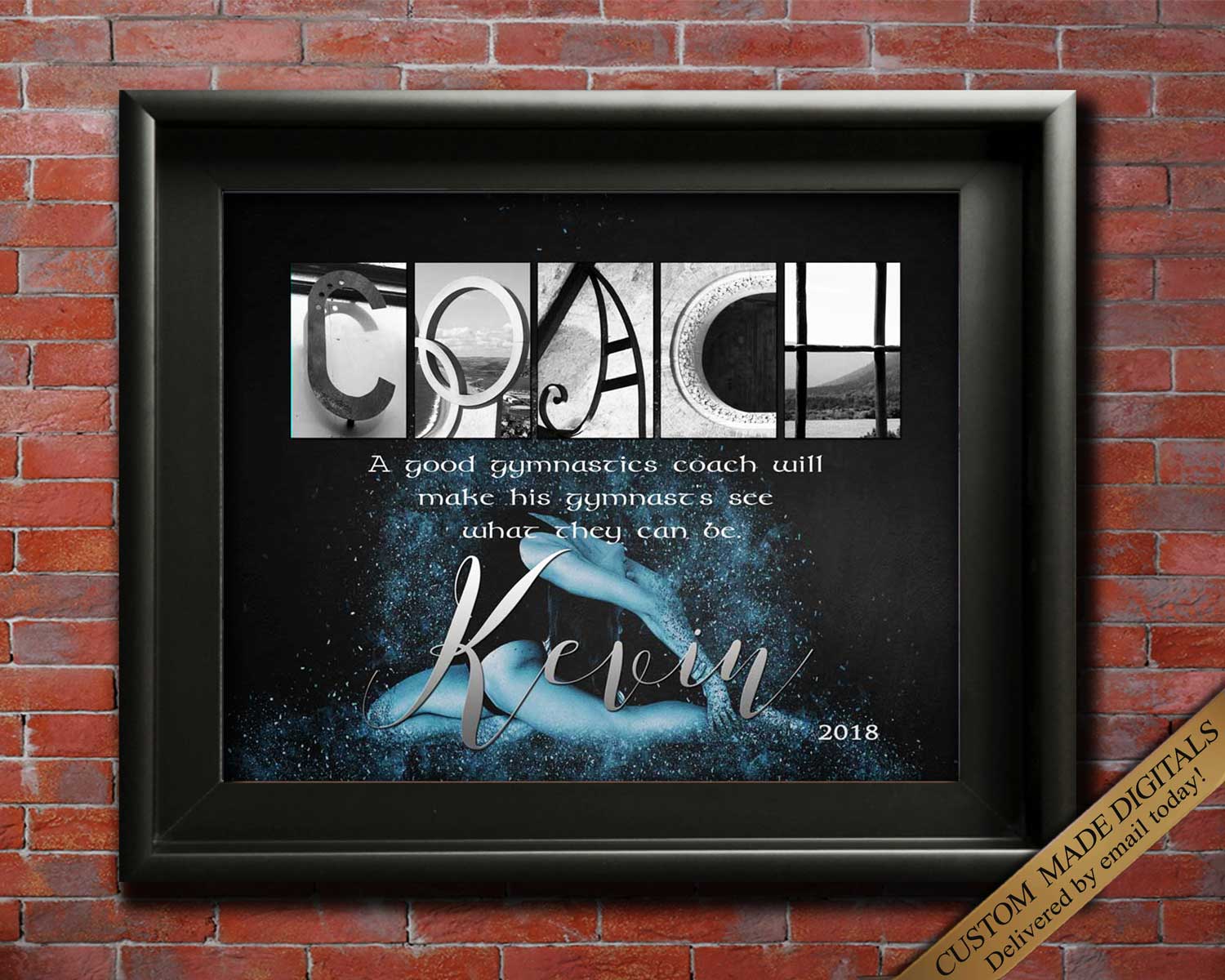 Personalized Gym Gifts for Men Photo Collage Gymnastics Gifts Gym Teacher  Gifts Gymnastics Team Gifts Gymnastic Coach Gift 