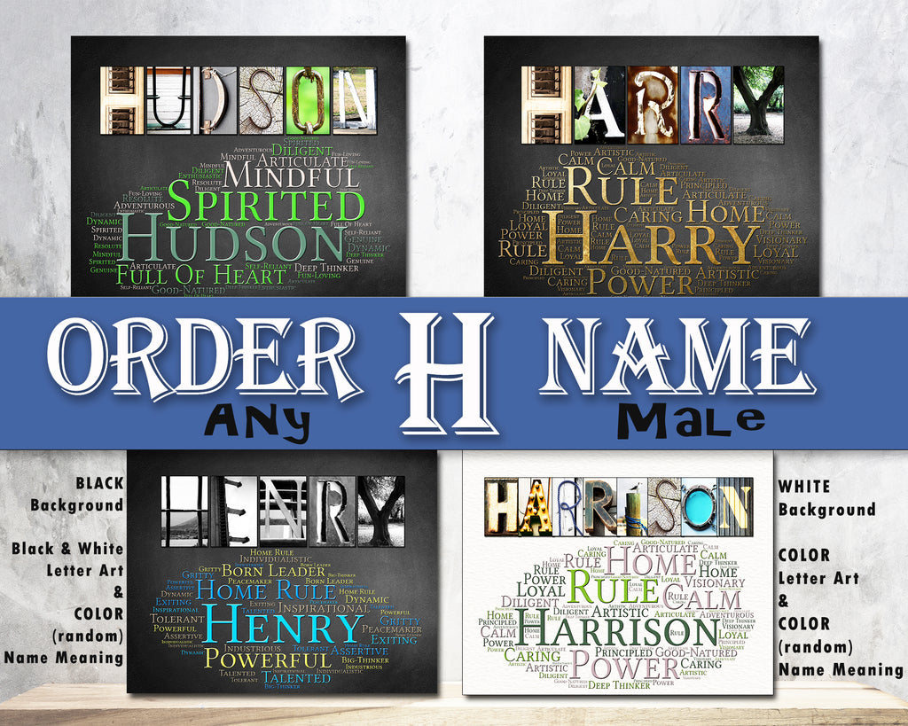 H Name Meaning Gifts for Boys