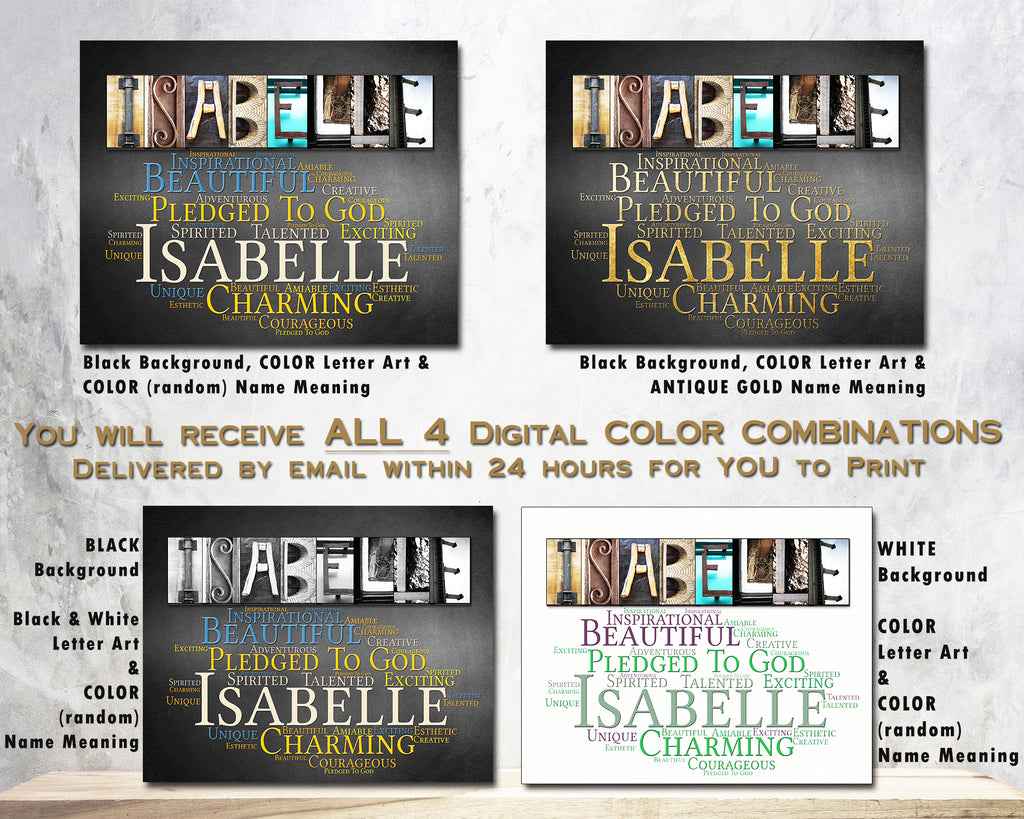 Isabella Name Meaning Print