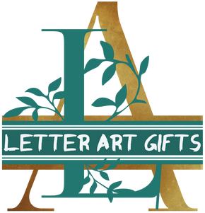 letter art gifts
