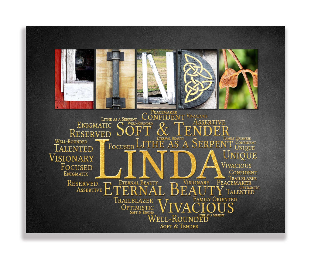 Linda Name Gift with meaning for special occasion