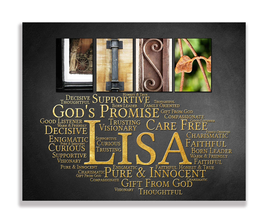 Lisa Name Gift with meaning for special occasion