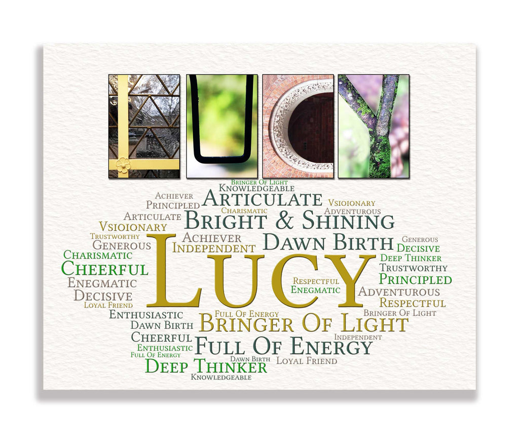 Lucy Name Gift with meaning for special occasion