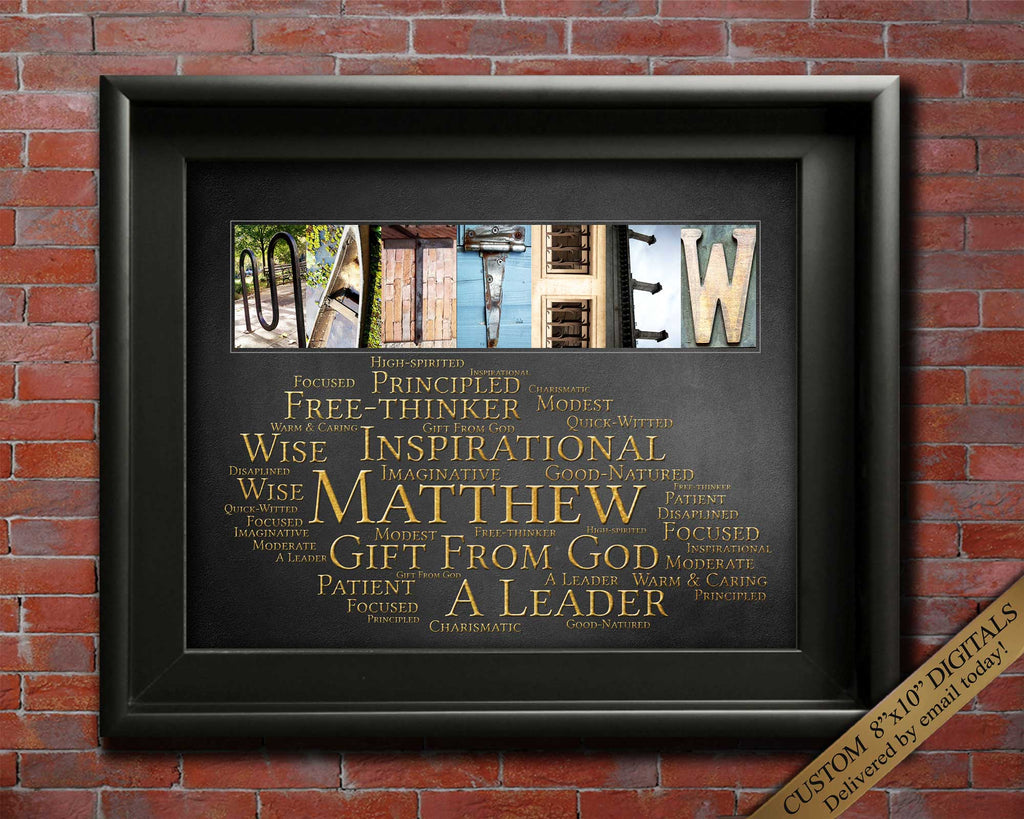 Matthew name gift for boys birthday 