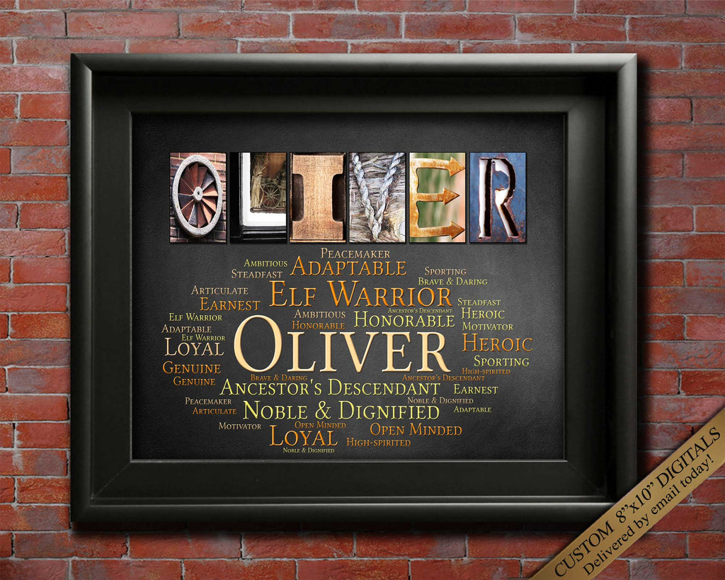 Oliver  Name Meaning Gift Printable