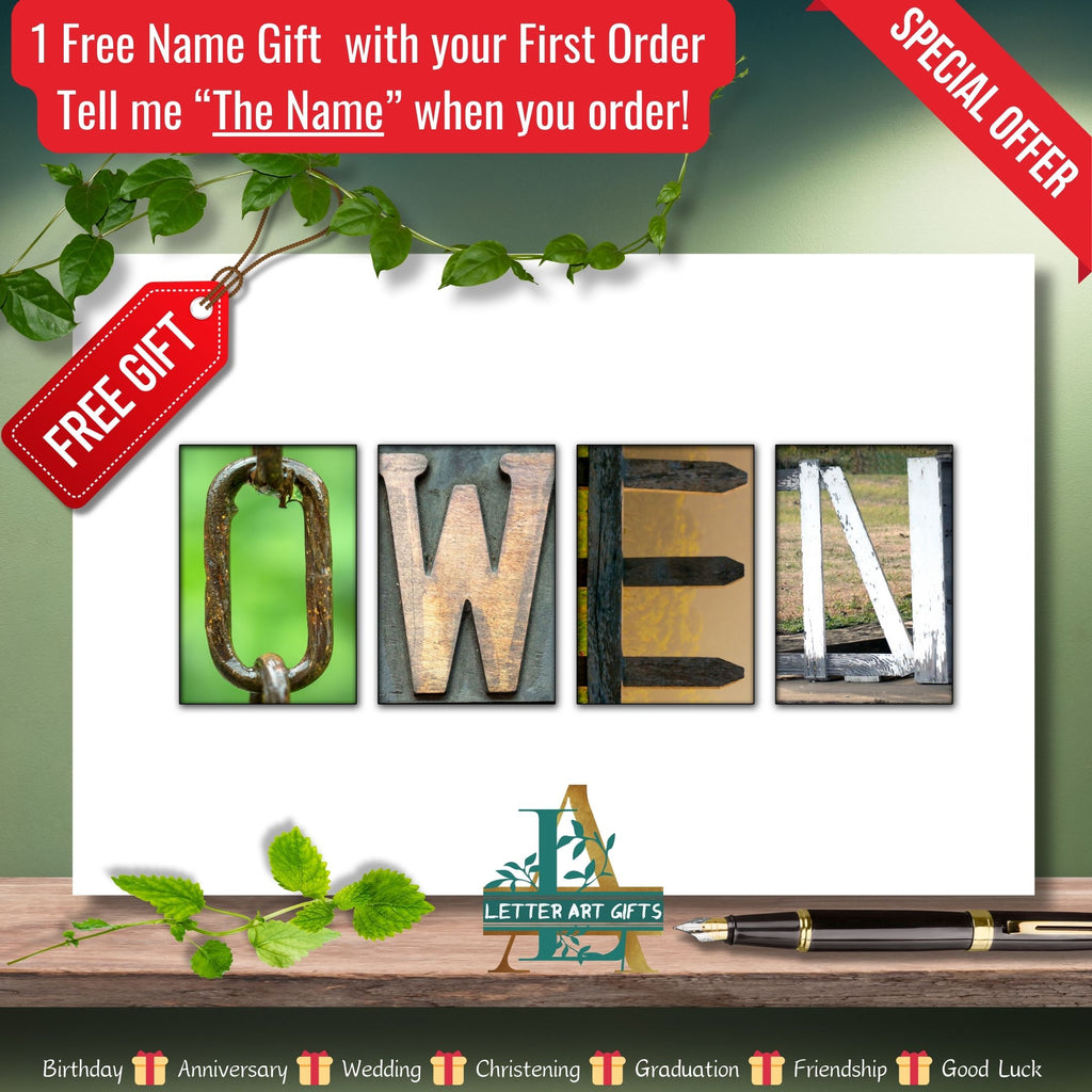 Owen Free Name gift printable