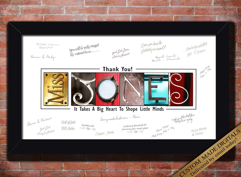 Thank You Principal Personalized Gift