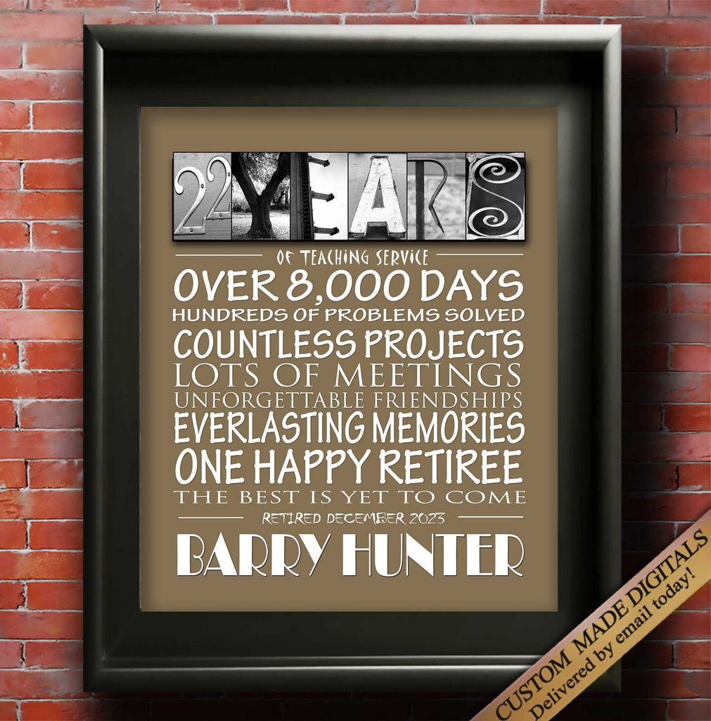 Unique Retirement Gift Printable