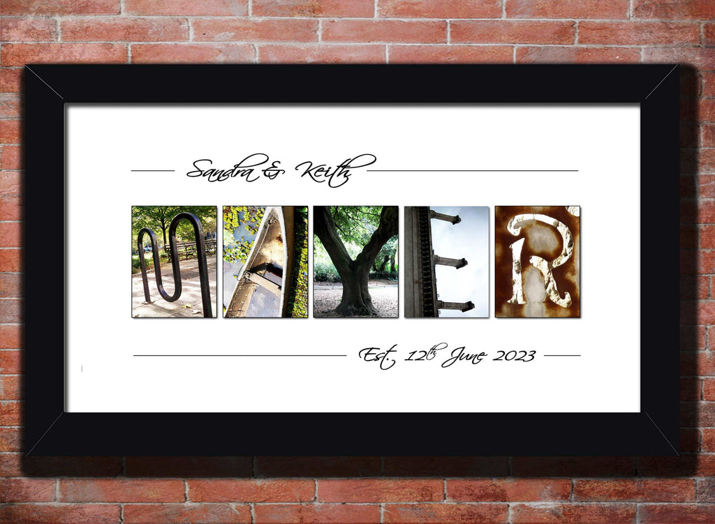 rustic wedding day gift for bride and groom