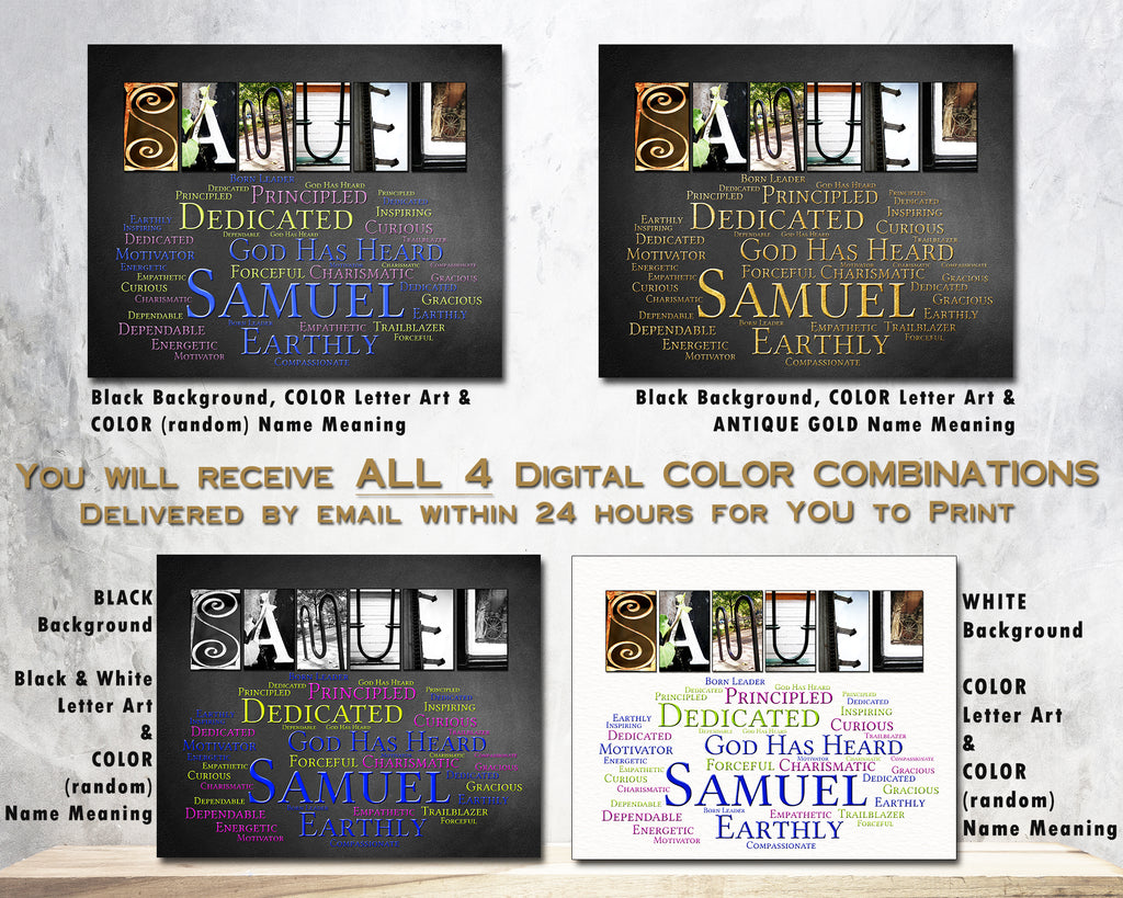 Samuel Name Gift for Birthdays, Communion, Confirmation, Christmas, Thank You, Friendship Appreciation