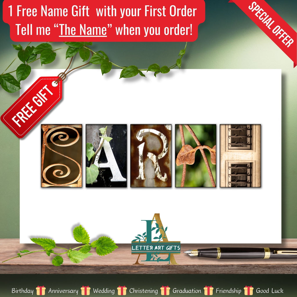 Sarah Wall Art Free Name gift printable
