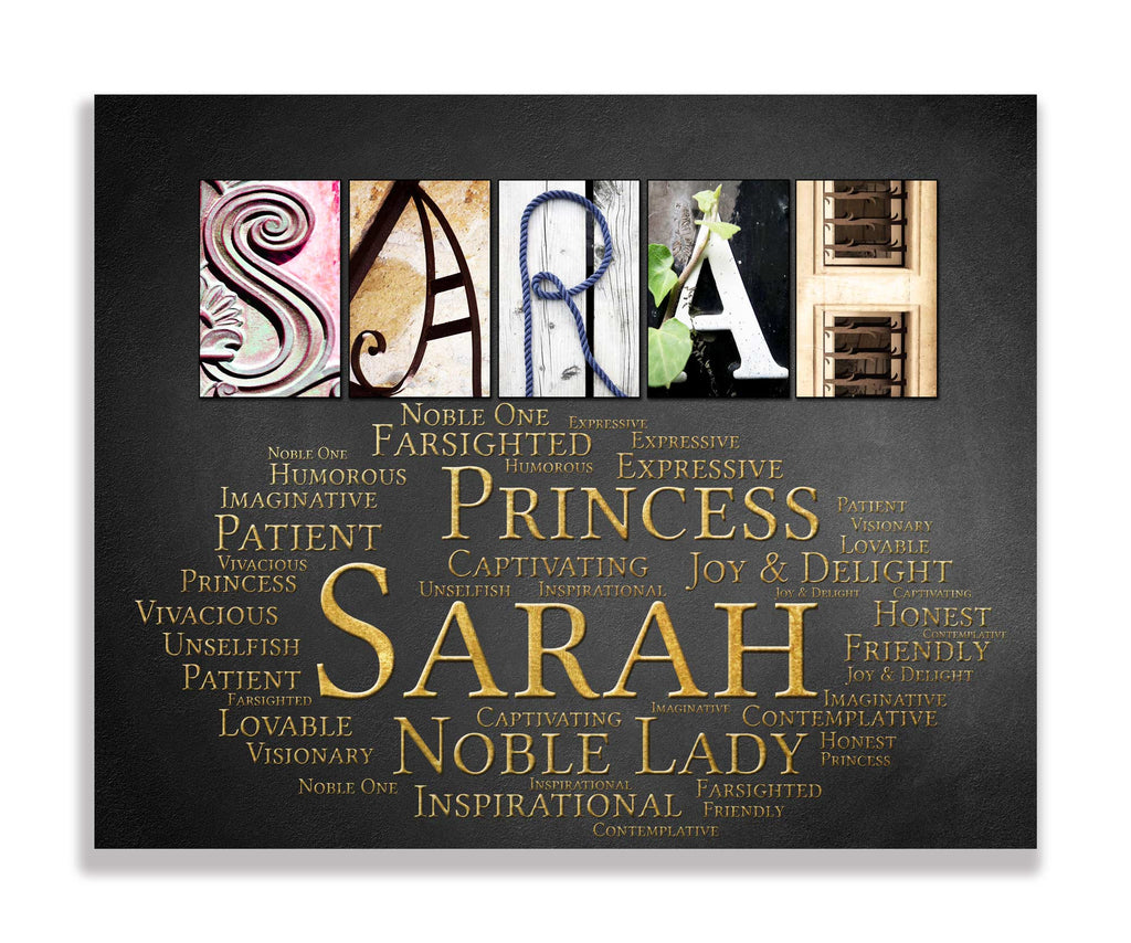 Sarah Name Gift for GIFTING OCCASSION: Birthdays, Communion, Confirmation, Christmas, Thank You, Friendship Appreciation, Bridesmaids Christening, First Birthday