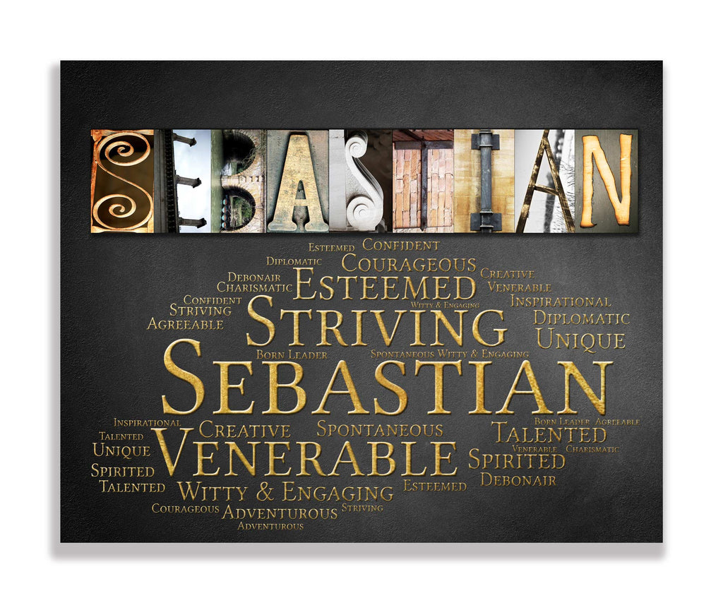 Sabastian Name Gift for Birthdays, Communion, Confirmation, Christmas, Thank You, Friendship Appreciation