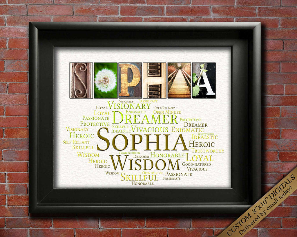  Sophia Name Gift for GIFTING OCCASSION: Birthdays, Communion, Confirmation, Christmas, Thank You, Friendship Appreciation, Bridesmaids Christening, First Birthday