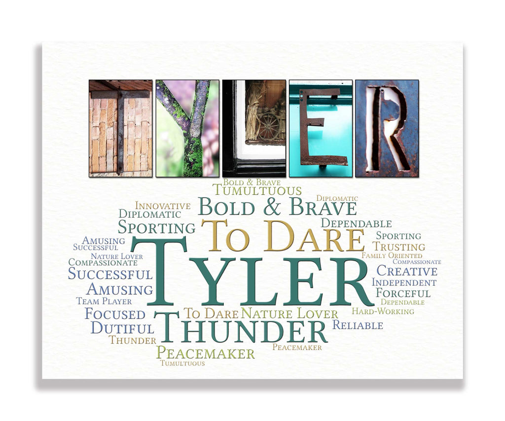 Tyler Name Gift for Birthdays, Communion, Confirmation, Christmas, Thank You, Friendship Appreciation, Bridesmaids