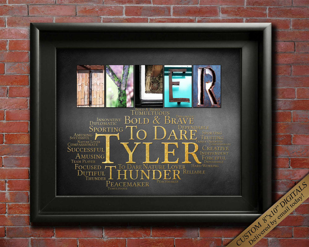 Tyler Name Gift for Birthdays, Communion, Confirmation, Christmas, Thank You, Best Friends, Bridesmaids