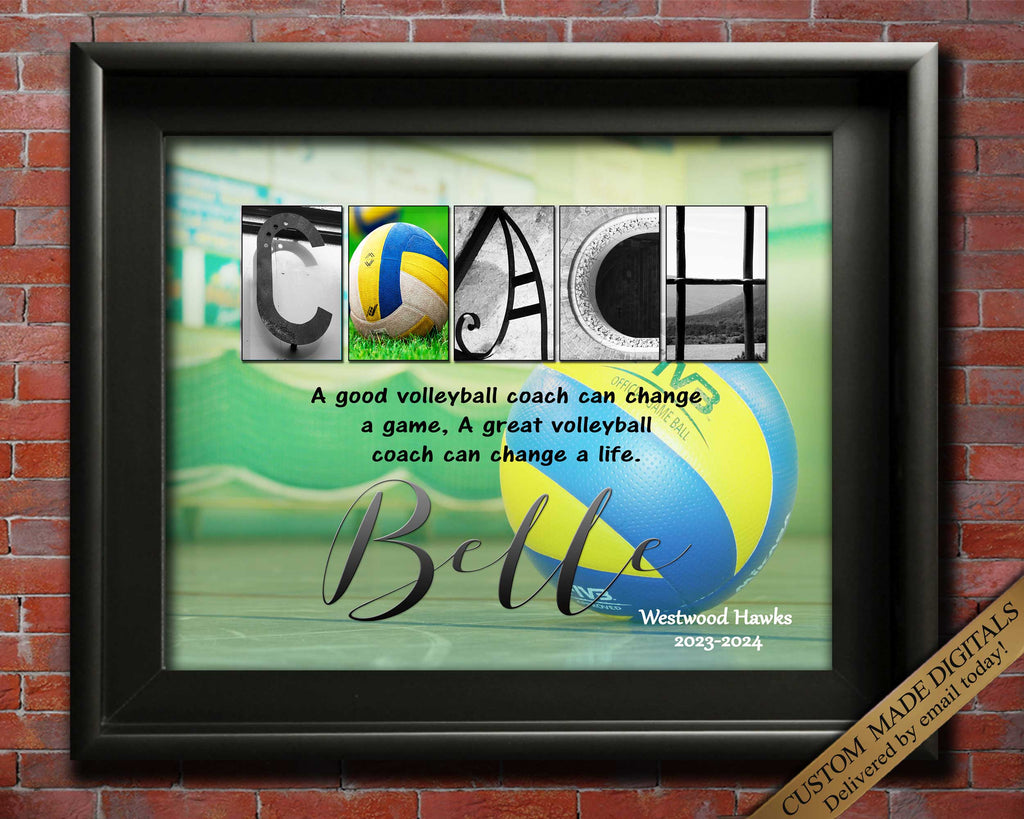 Volleyball Coach Gift team gift