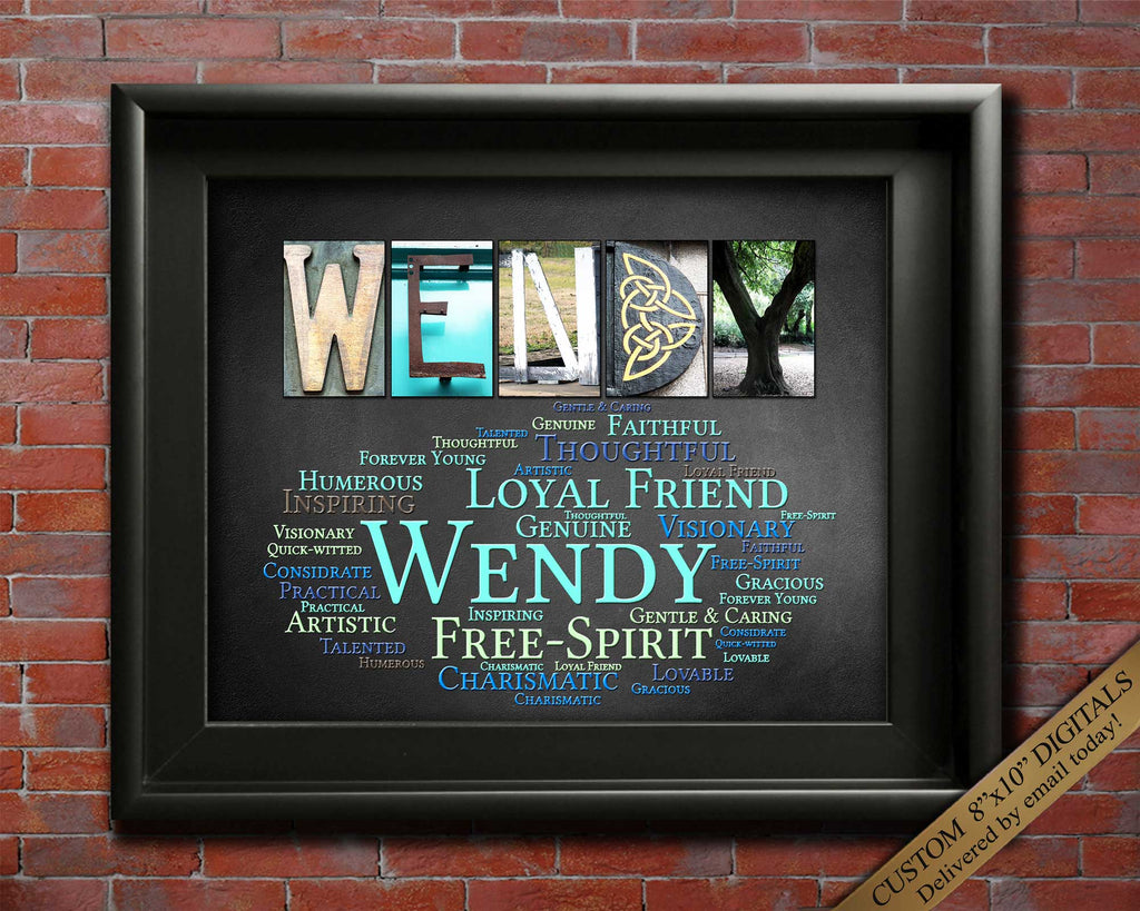 Gift for Wendys Birthdays, Communion, Confirmation, Christmas, Thank You, Friendship Appreciation, Bridesmaids, Groomsman, Christening, First Birthday