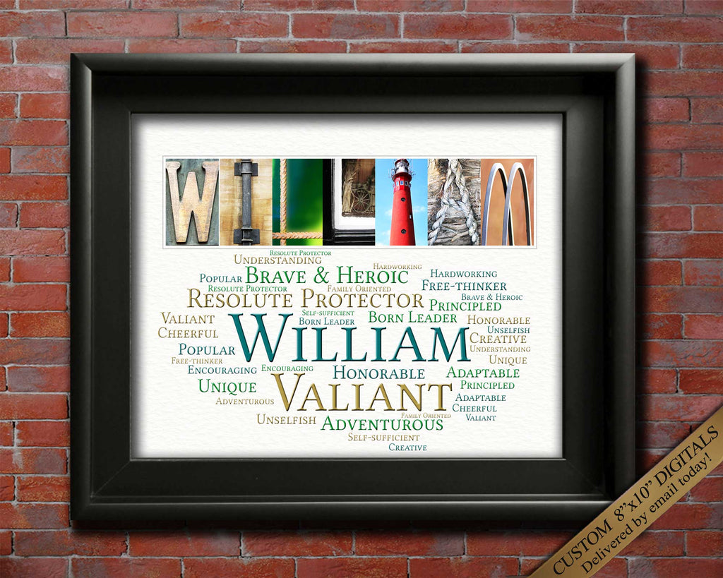 William Gift for Boys Birthdays, Communion, Confirmation, Christmas, Thank You, Friendship Appreciation, Bridesmaids, Groomsman, Christening, First Birthday