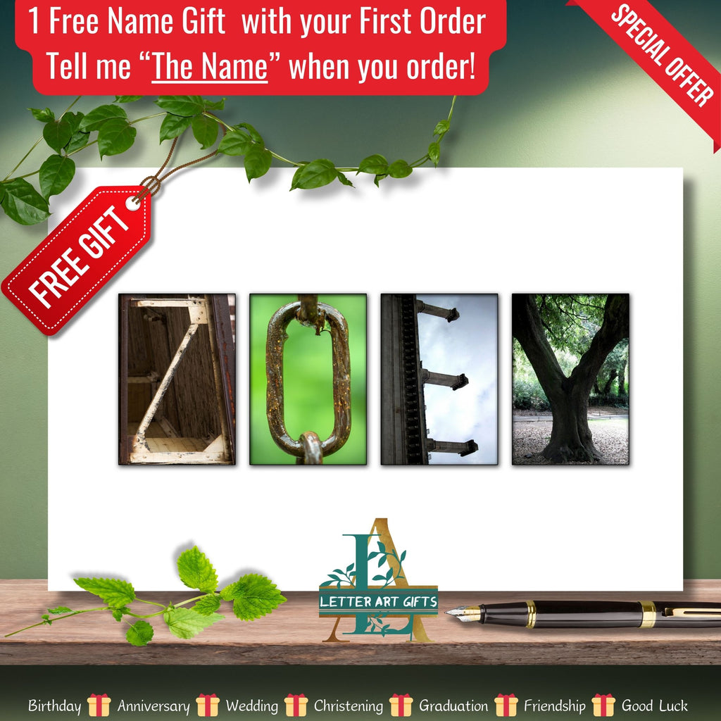 Zoey Free Name gift printable