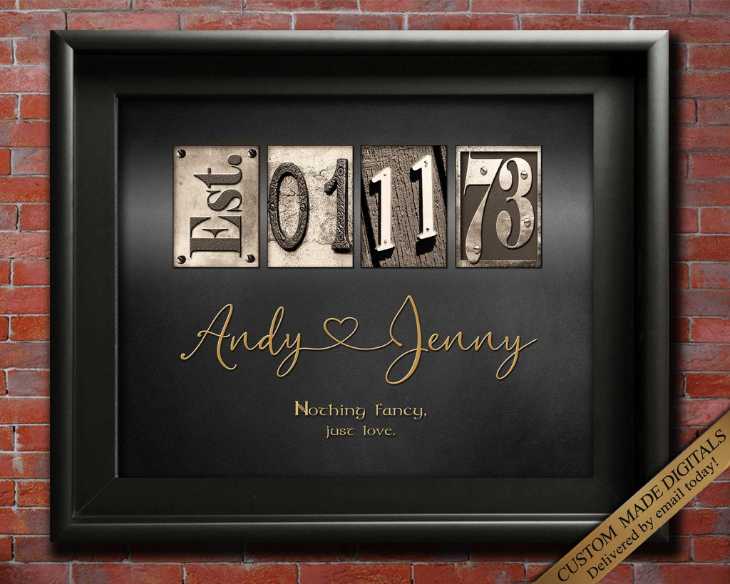 Nothing fancy just love anniversary printable