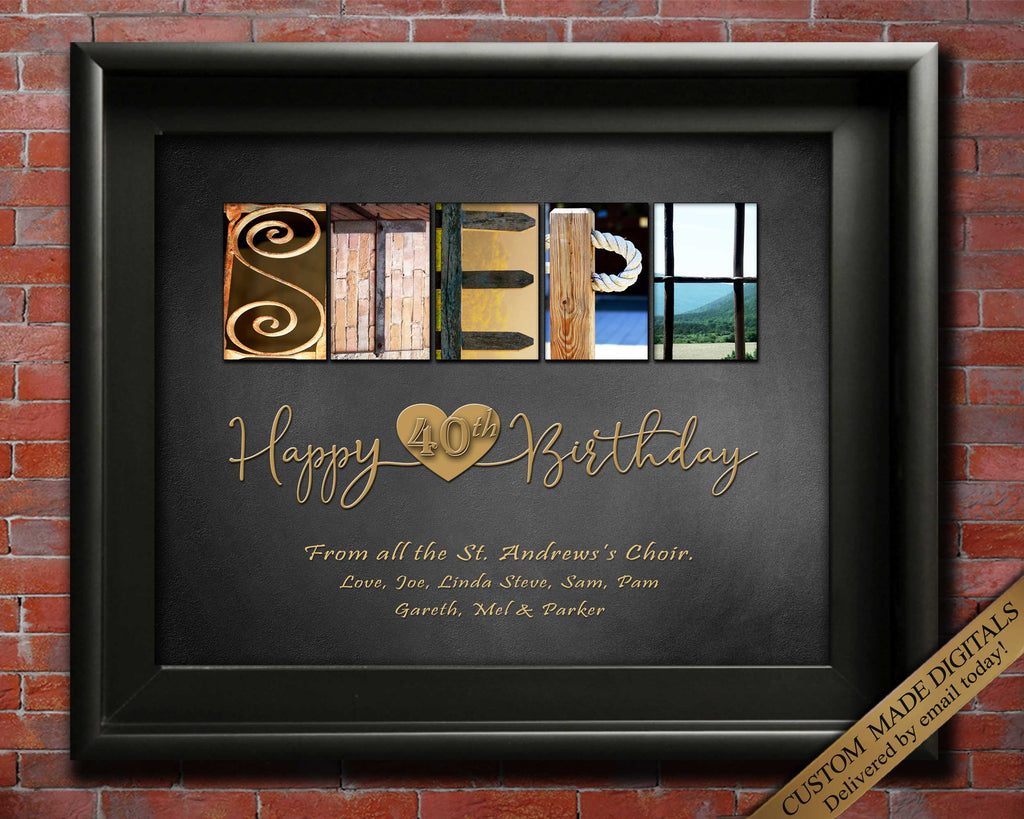 40th Birthday Gift