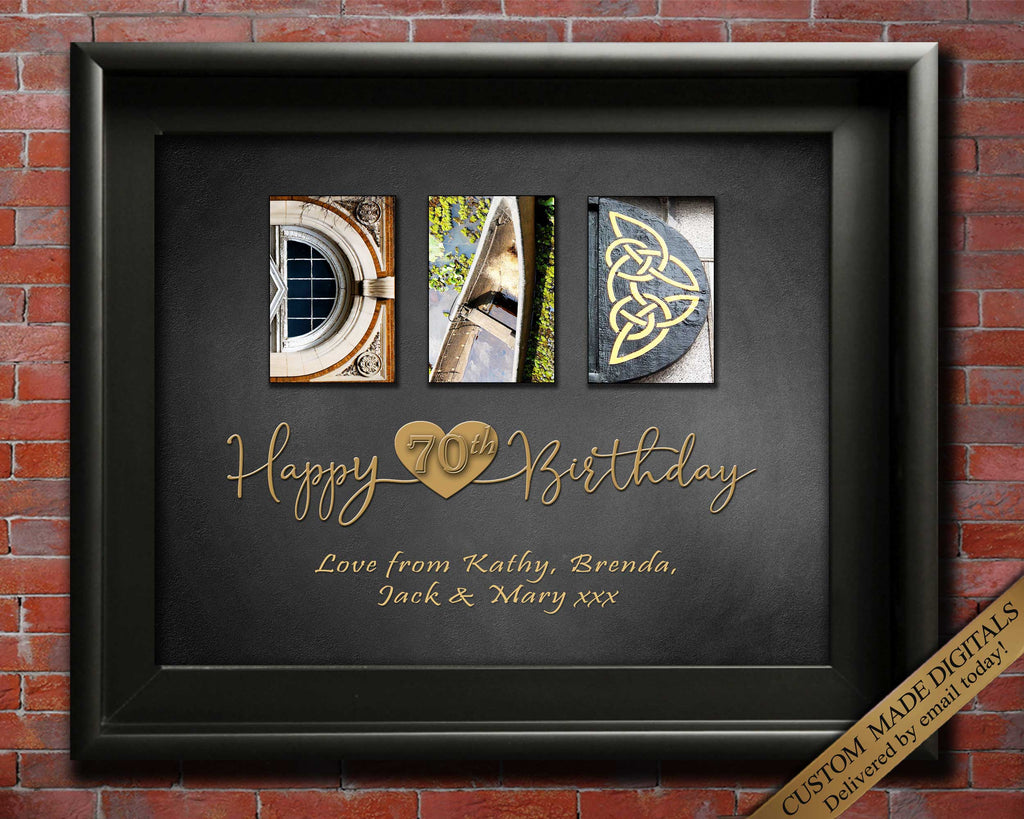 70th Birthday Gift for Dad