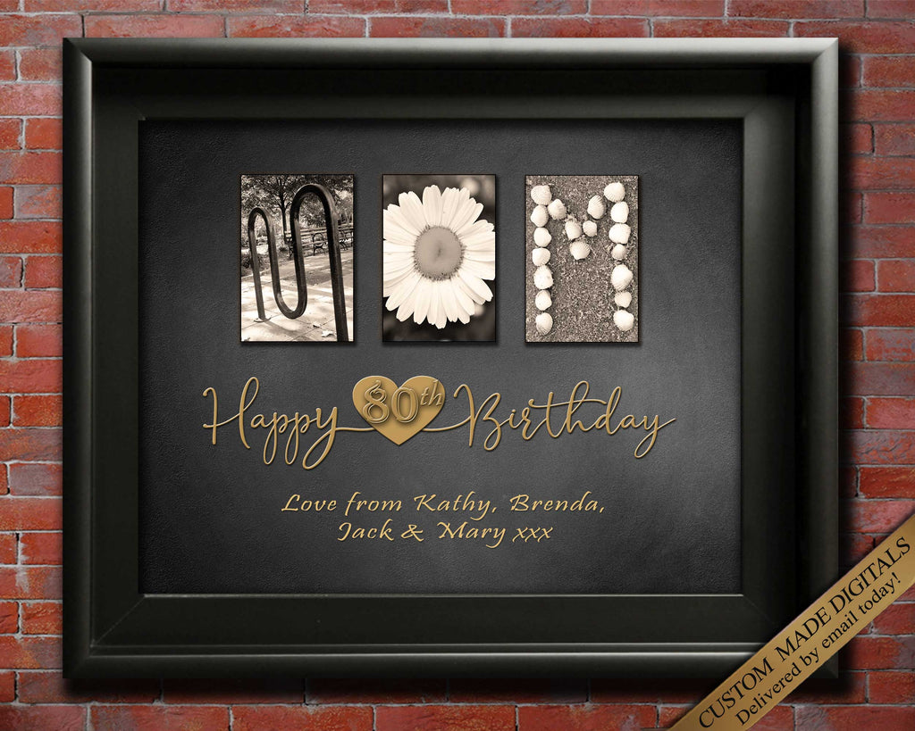 80th Birthday Gift for mom