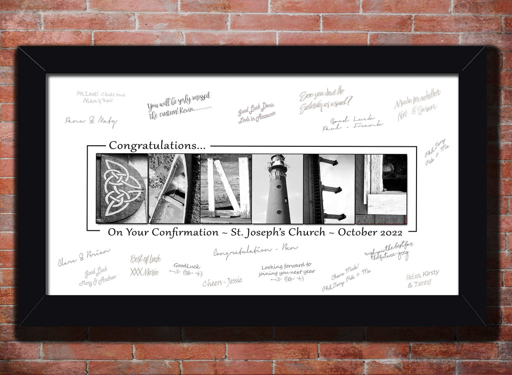 Confirmation Gifts Personalized Signing Print