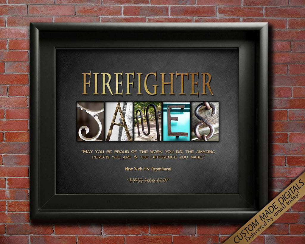 Gift for Fireman leaving retired