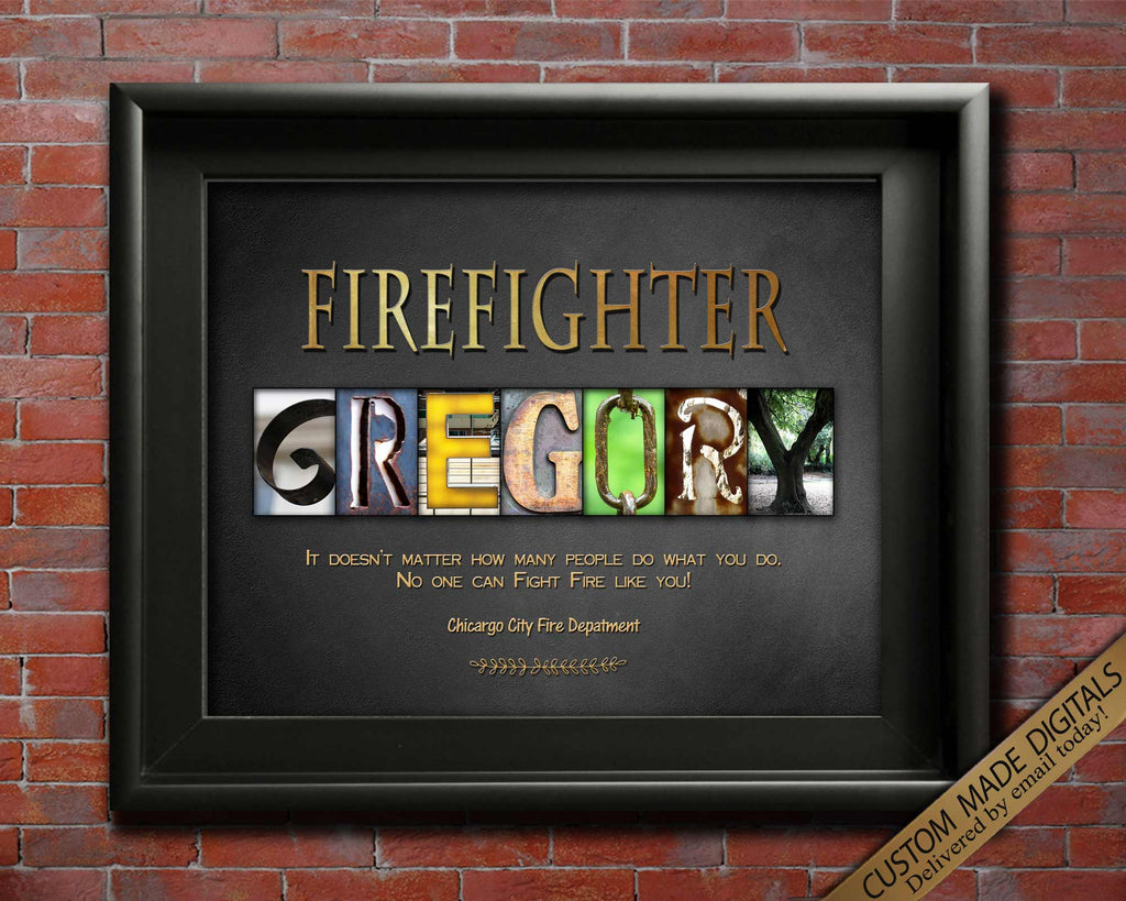 Unique Gift for Firefighter Farewell