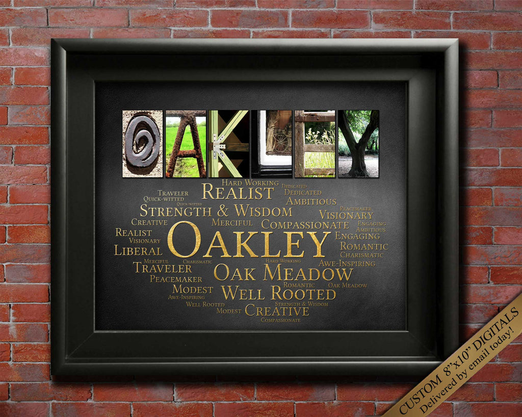 Oakley Owen Name Meaning Gift Printable