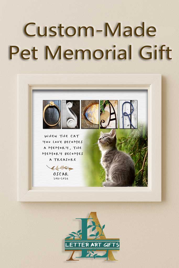 custom made pet memorial gift