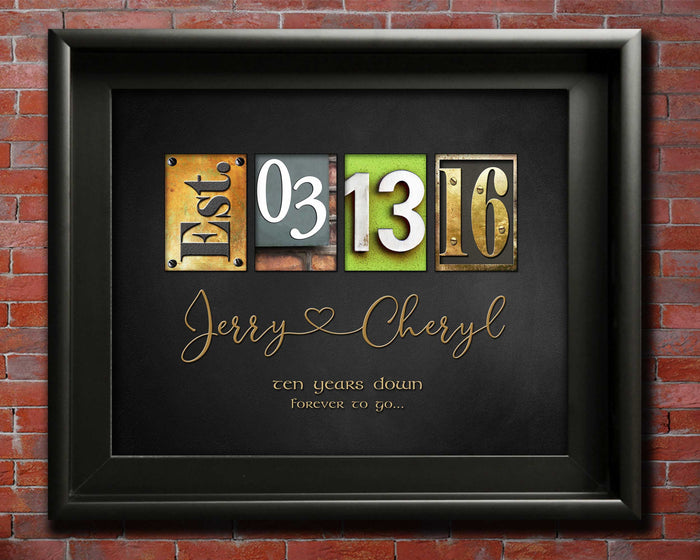 Gift for his 10 year wedding anniversary